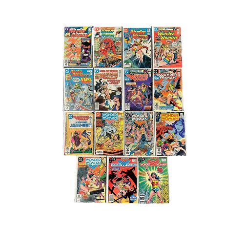 541 - DC Comics Wonder Woman 1980s Nos 249-258, 272-308, 312-315, 317, 320, 328, 329: All 55 comics bagged... 