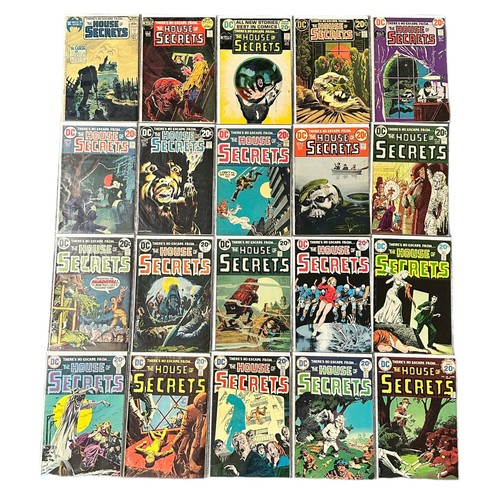 557 - DC Comics House Of Secrets 1970s Nos 97-105, 108, 109, 112-120, 122, 124, 126-129. All 25 copies bag... 