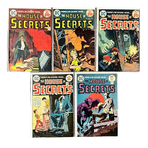 557 - DC Comics House Of Secrets 1970s Nos 97-105, 108, 109, 112-120, 122, 124, 126-129. All 25 copies bag... 