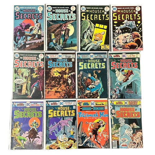 554 - DC Comics House Of Secrets 1970/80s Nos 130-142,  144-154, All 23 comics bagged & boarded, NM.