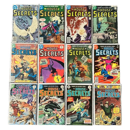 554 - DC Comics House Of Secrets 1970/80s Nos 130-142,  144-154, All 23 comics bagged & boarded, NM.