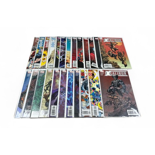 587 - Selection of Marvel Comics titles to include: Xcalibre 1995 Nos 1,2: Excalibur 2004 Nos 1-10: Astoni... 