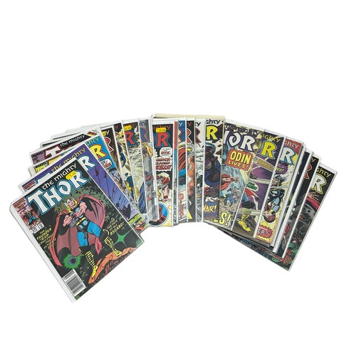 604 - Marvel comics The Mighty Thor 1980s Nos 370, 377, 379, 381, 383, 384, 386, 387, 391-407: All 25 comi... 