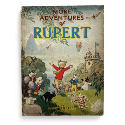 609 - 1947 Rupert Annual, price unclipped, neat inscription, minor wear to edges, small amount missing fro... 