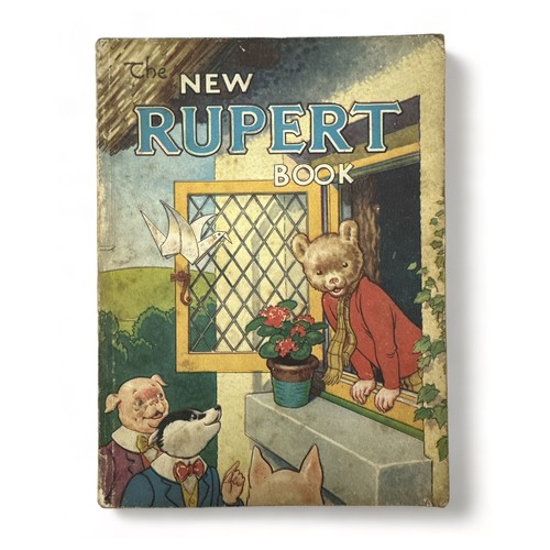 611 - 1946 Rupert Annual, price unclipped, neat inscription, minor edge wear, very small closed tear to bo... 