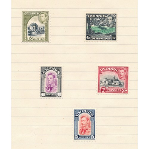 56 - Cyprus, 1938-51 set to £1 M. (SG 151-163), Cat. £250.