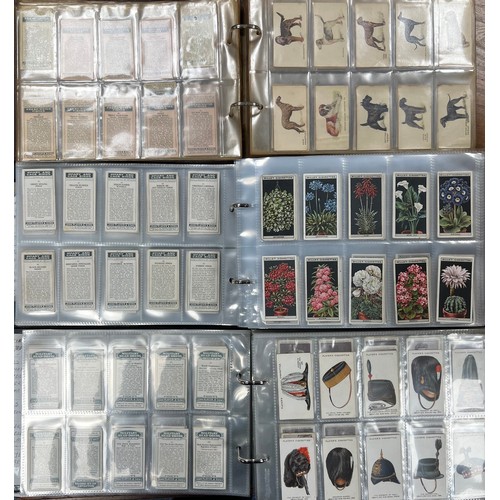 271 - Collection of cigarette cards in 9 full albums, complete and part sets in mixed condition, predomina... 