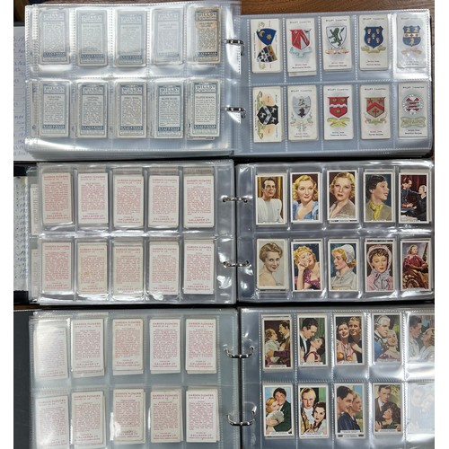 271 - Collection of cigarette cards in 9 full albums, complete and part sets in mixed condition, predomina... 