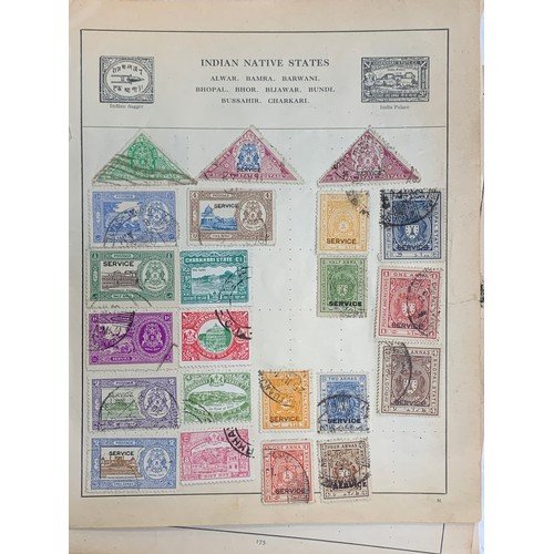 85 - India, small early to modern range on loose leaves, to include; 1865 issues to 8a U, 1874 9p (2) & 1... 