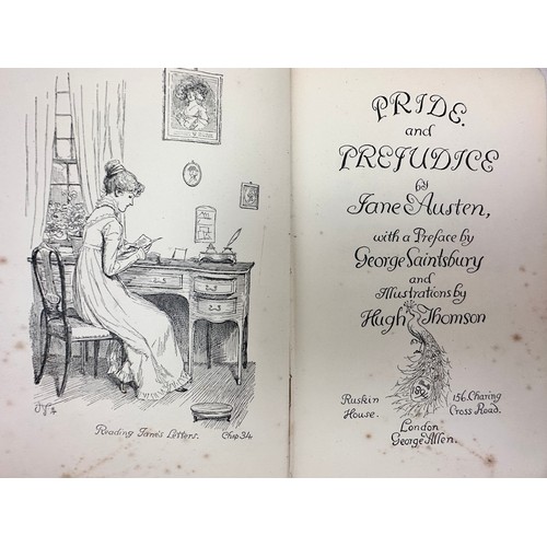 440 - AUSTEN, JANE. Pride and Prejudice, 3rd 'Peacock' edition, London: George Allen, 1903, illustrated th... 