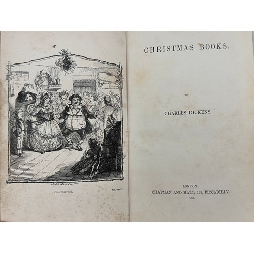 441 - DICKENS'S (Charles), Dicken's Works - 7 books by Charles Dickens, published by Chapman and Hall, 185... 