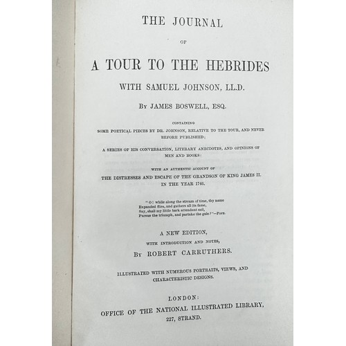 424 - BOSWELL, James.  'Boswell's Life of Dr. Johnson' The Life of Samuel Johnson LL.D. New Edition. Volum... 