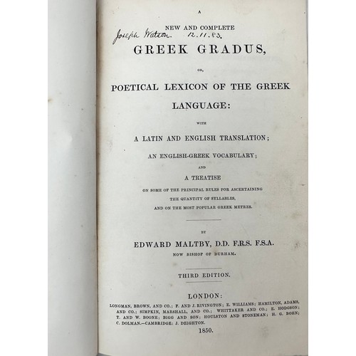 425 - Two classical dictionaries.
SMITH, William, 'A Classical Dictionary of Biography, Mythology and Geog... 