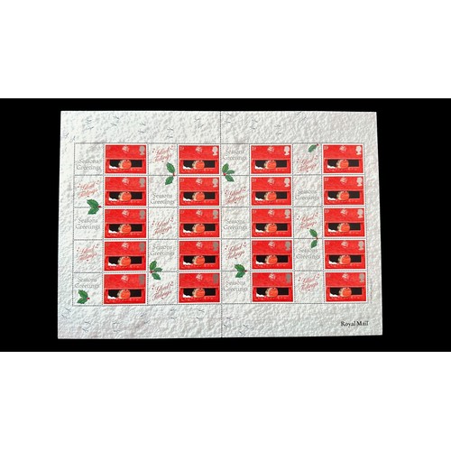 203 - Great Britain Decimal stamps - Royal Mail generic Christmas sheets, 12 different. Face value £234