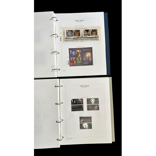 210 - Great Britain Decimal stamps 2011-2020 in a pair of Royal Mail hingeless albums with slipcases, comm... 