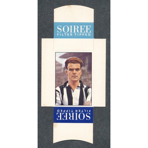 381 - Soiree Cigarettes, Mauritius, Famous Footballers uncut packet issue, No.28 Alf McMichael, Newcastle ... 