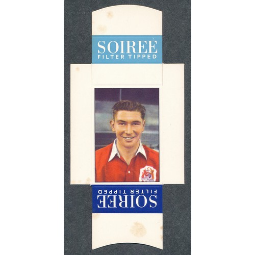 384 - Soiree Cigarettes, Mauritius, Famous Footballers, uncut packet issue, No.31 John Atyeo, Bristol City... 