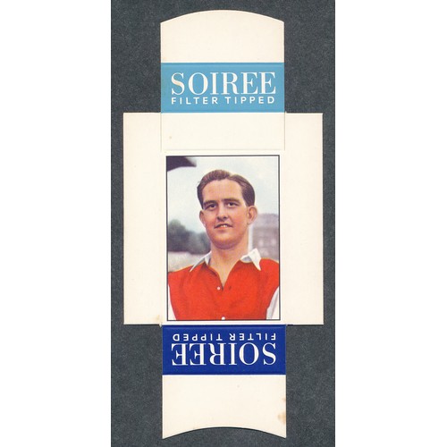 385 - Soiree Cigarettes, Mauritius, Famous Footballers uncut packet issue, o.32 David Bowen, Arsenal & Wal... 