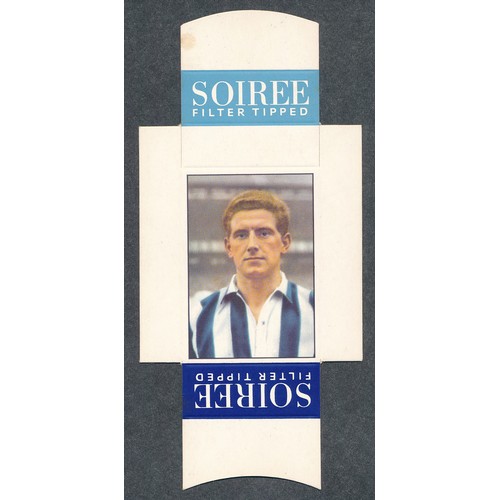 389 - Soiree Cigarettes, Mauritius, Famous Footballers uncut packet issue, No.40 Derek Kevan, West Bromwic... 