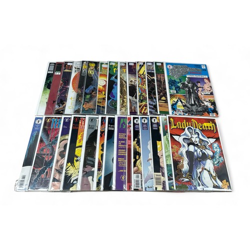 576 - Selection of Independent Comic Titles to Include: Avatar Comics Lady Death 1995 No 4 of 4 Chaos: Dar... 