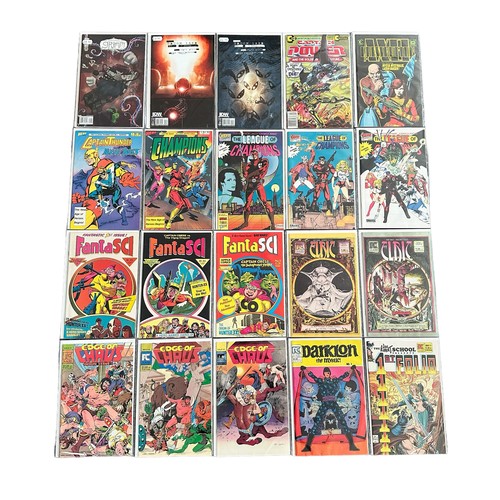 458 - Independent Comic Selection to include: Pacific Comics Darklon 1982 no1: Edge Of Chaos 1983 Nos 1, 2... 