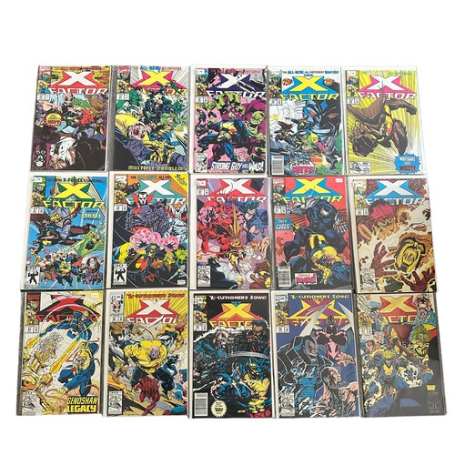 491 - Marvel Comics X Factor 1990s Nos 72-78, 80-89, 91-97, 99: All Comics are bagged & boarded except Nos... 