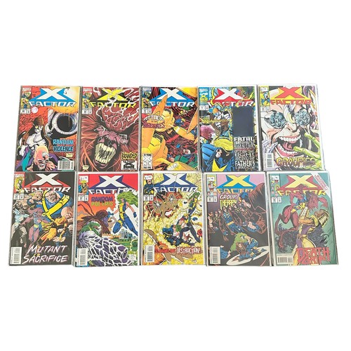 491 - Marvel Comics X Factor 1990s Nos 72-78, 80-89, 91-97, 99: All Comics are bagged & boarded except Nos... 