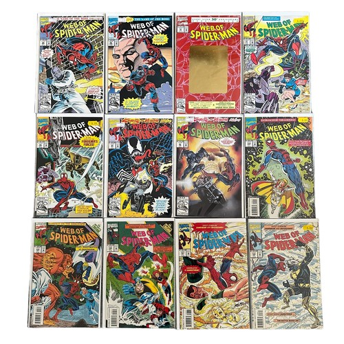 494 - Marvel Comics Web Of Spider-Man 1990s nos 88-92, 95-96, 104-109, 111-113, 124-125, Plus Webspinners ... 