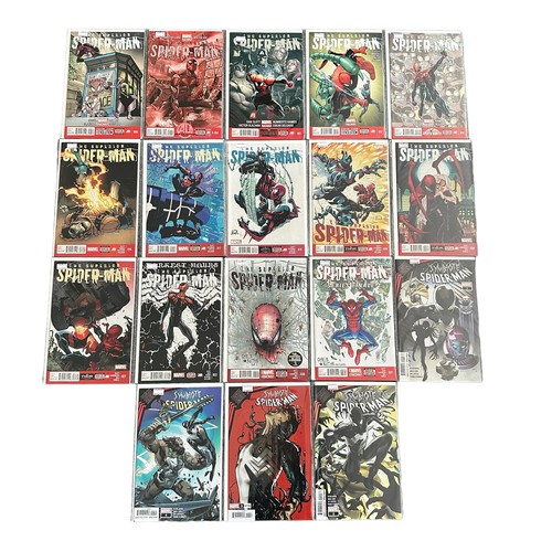 497 - Marvel Comics Spider-Man 2013, Nos 006, 6AU,  007, 012, 014, 016-022, 030, 031: Symbiote Spider-Man ... 