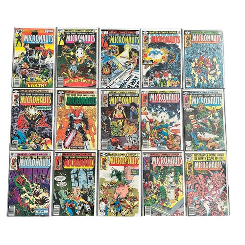 507 - Marvel Comics The Micronauts 1970/80s Nos 2, 5, 6, 8, 9, 10, 12, 14-23, 25-33, 36: plus The Micronau... 