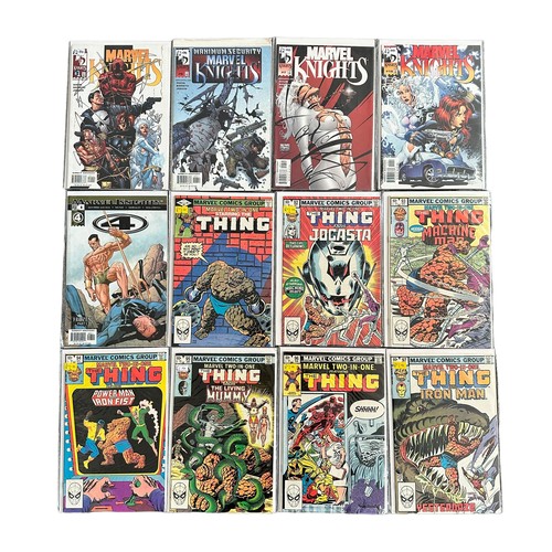 508 - Selection of Marvel Comic Titles to include Moon Knight, The Thing, Marvel Knights: Moon Knight 1980... 