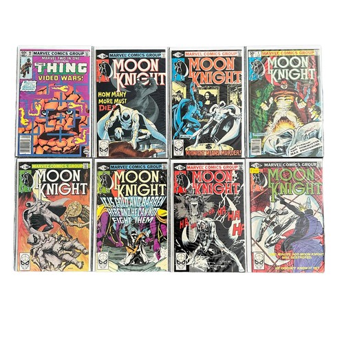 508 - Selection of Marvel Comic Titles to include Moon Knight, The Thing, Marvel Knights: Moon Knight 1980... 