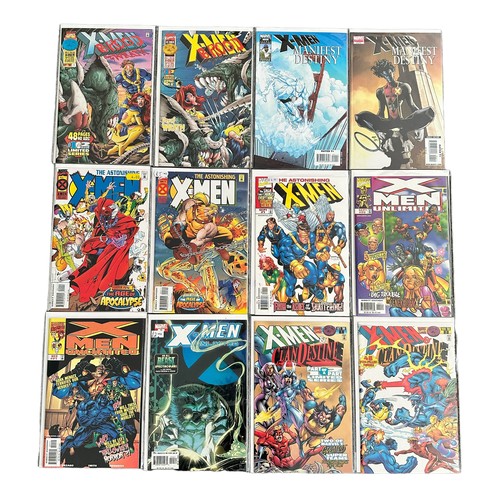 511 - Selection of Marvel Comics X-Men titles to include: X-Men Brood 1996 Nos 1, 2: X Men Manifest Destin... 