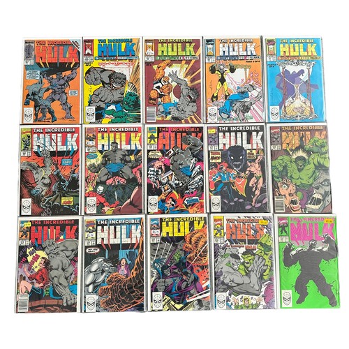 517 - Marvel Comics The Incredible Hulk 1980/90s Nos 363-387:
 All 25 comics are bagged & boarded, NM.