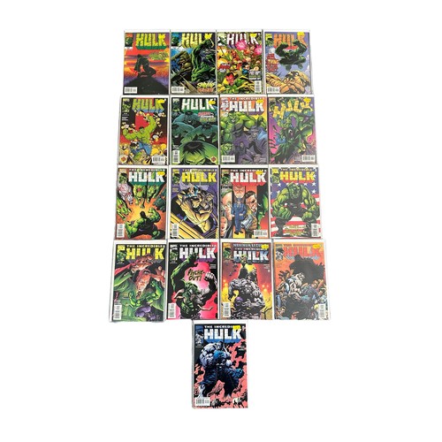 522 - Marvel Comics Hulk 1990/2000s Nos 5-7, 9-19, 21-23: All 16 comics bagged & boarded, NM.