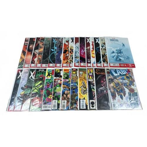 526 - Selection of Marvel Comic Titles to include: X Men deluxe Cable 1995 No20: Angela Queen of Hel  2015... 