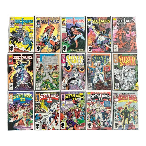 534 - Marvel Comics Silver Sable, Sectaurs, Secret Wars:
Sectaurs 1980s Nos 2-7: Silver Sable 1990s Nos 1-... 