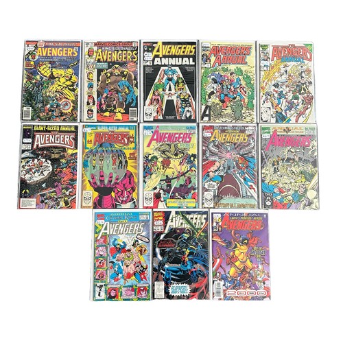 538 - Marvel Comics The Avengers Annuals: No6 1976, No 9 1979, No12 1981, No13 1984, No15 1986, No16 1987,... 