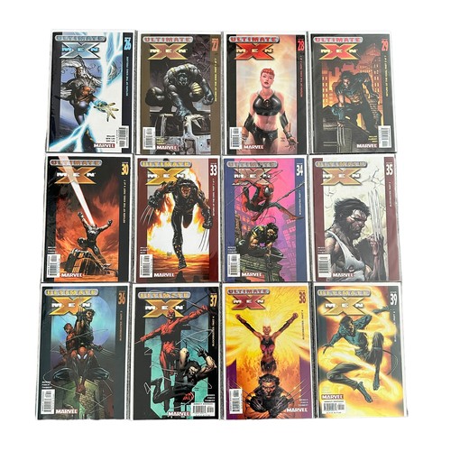 542 - Marvel Comics Ultimate X-Men 2000s Nos 26-30, 33-41, 43-44, 46-49, 51-54: All 24 comics are bagged &... 