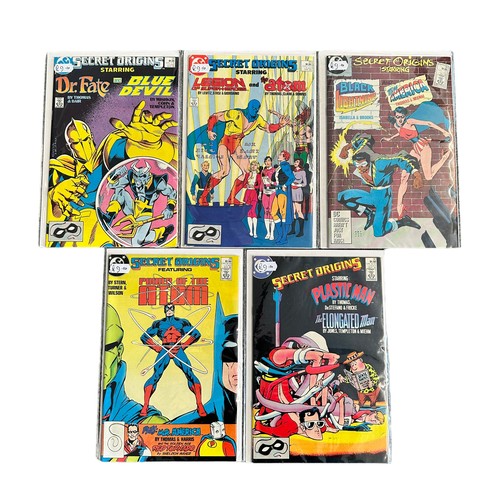 465 - DC Comics Secret Origins 1980s Nos 2, 4, 8, 9, 11, 12, 13, 15, 16, 17, 19-26, 29, 30: All 20 comics ... 