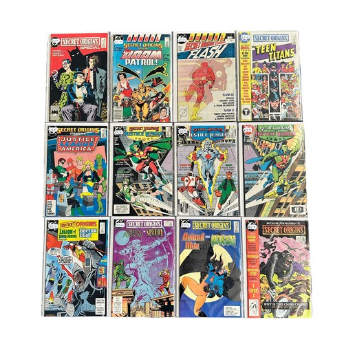 466 - DC Comics Secret Origins 1980s Nos 32-35, 37-43, 45, 47, 50, Secret Origins Annuals 1, 2, 3: Secret ... 