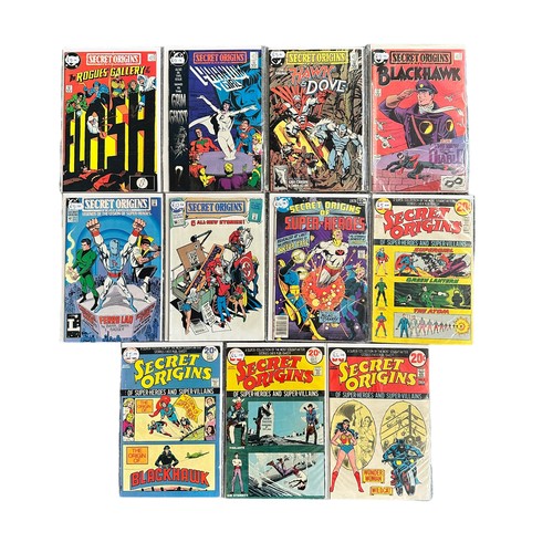 466 - DC Comics Secret Origins 1980s Nos 32-35, 37-43, 45, 47, 50, Secret Origins Annuals 1, 2, 3: Secret ... 