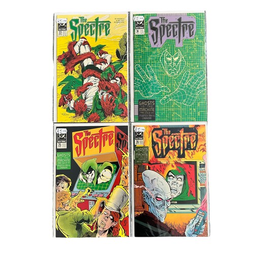 469 - DC Comics The Spectre 1980s Nos 7, 10, 11, 12, 17-22, 24-26: All 13 comics bagged & boarded, NM.