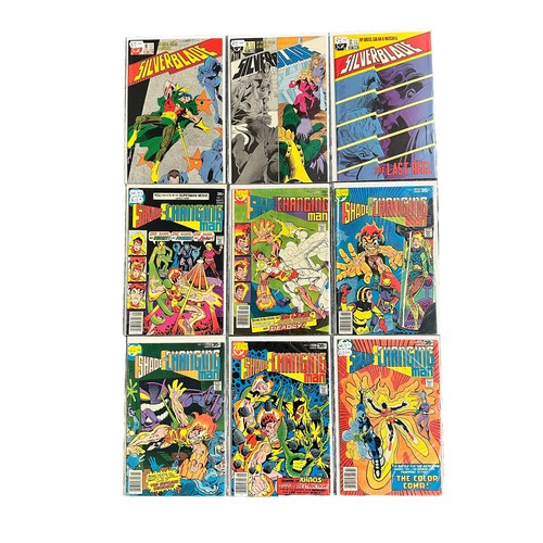 470 - DC Comics Silver Blade/Shade The Changing Man:
Silver Blade 1980s Nos 1-12: All 12 comics bagged & b... 