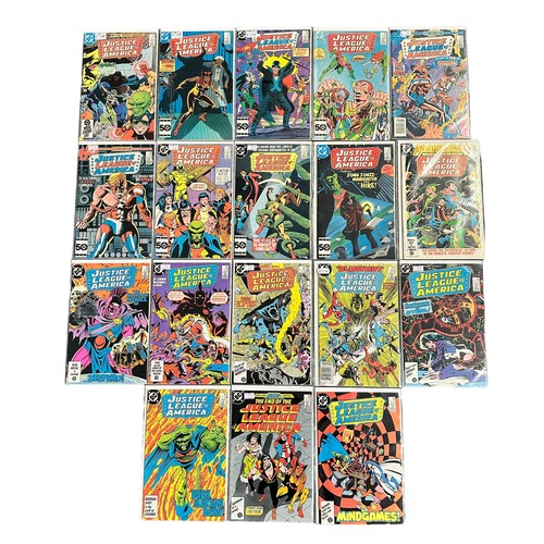 472 - DC Comics Justice League Of America 1980s Nos 218-236, 239, 240, 243-248, 250-258: All 36 comics bag... 