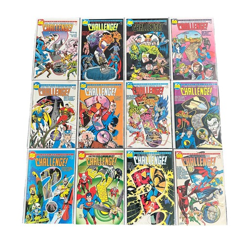 485 - DC Comics Challenge 1985 Nos 1-12: All 12 comics bagged & boarded, NM.