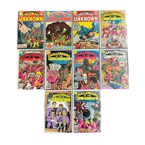 486 - DC Comics Challengers Unknown 1970s Nos 78, 79, 80, 81, 82, 83, 84, 86, 87, 1991 No1: All 10comics b... 