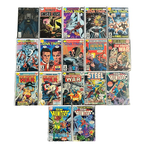 487 - Selection of DC Comic Titles to include: Star Hunters 1978 Nos 5, 6, 7: Steel 1978 No 4: Star Spangl... 