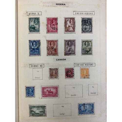 19 - World stamp collection in album, including; BC with mostly part sets U, Great Britain with 1934 re-e... 