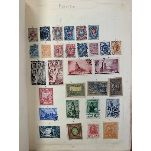 19 - World stamp collection in album, including; BC with mostly part sets U, Great Britain with 1934 re-e... 